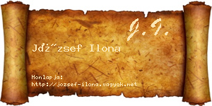 József Ilona névjegykártya